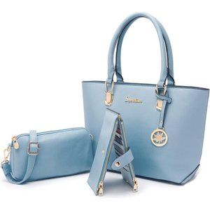 Handbag for Women Tote Bag Shoulder Bags Top Handle Satchel 5pcs Purse Set